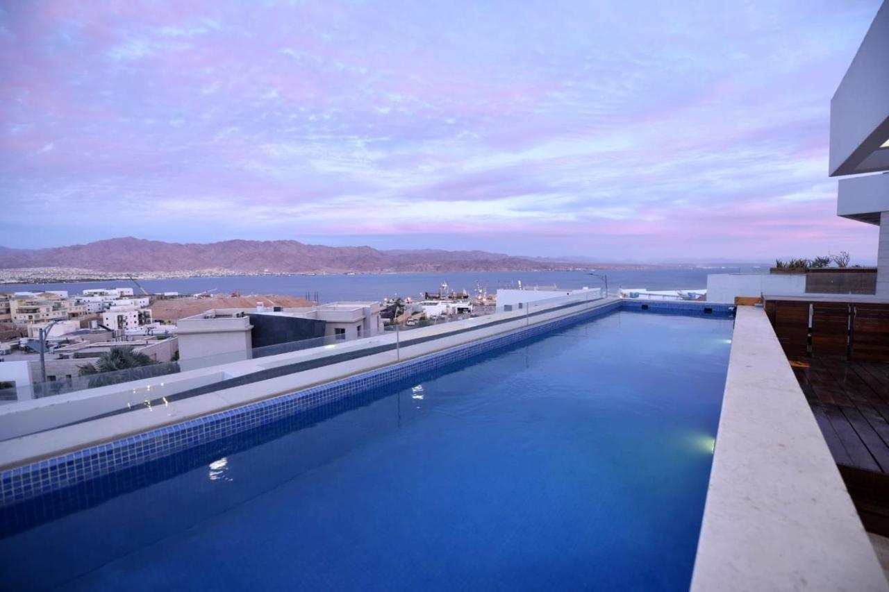 Private Pool Luxury Penthouses Sea View Eilat Buitenkant foto