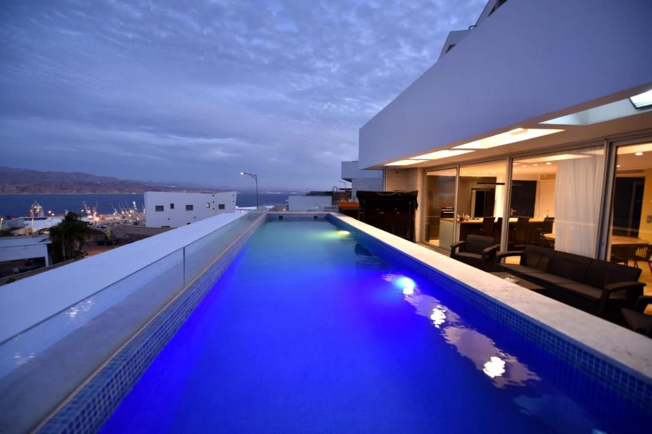 Private Pool Luxury Penthouses Sea View Eilat Buitenkant foto