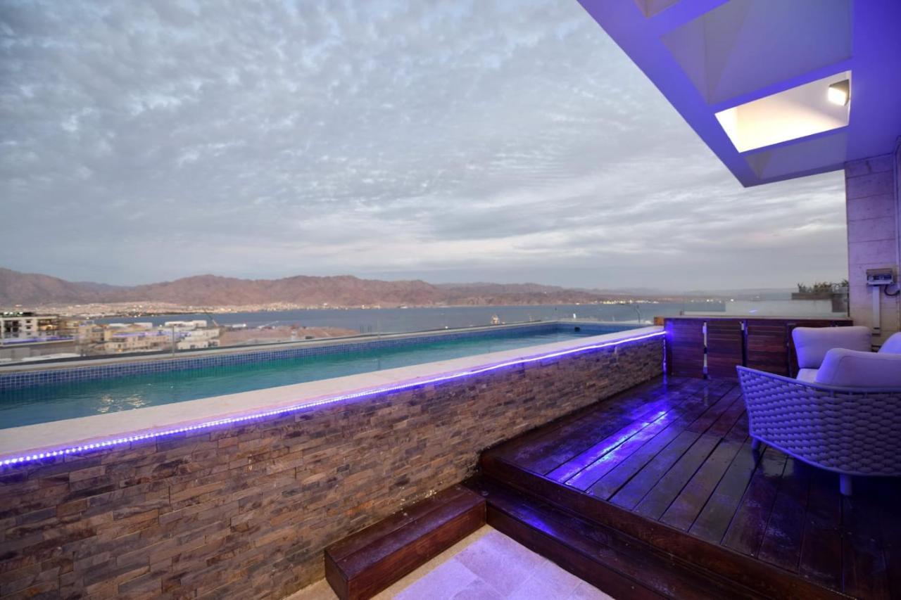 Private Pool Luxury Penthouses Sea View Eilat Buitenkant foto
